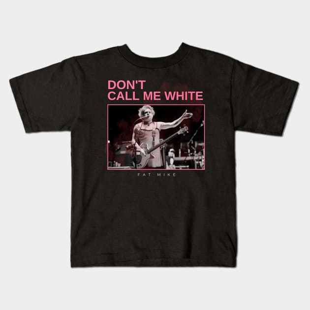 dont call me white - vintage minimalism Kids T-Shirt by sagitaerniart